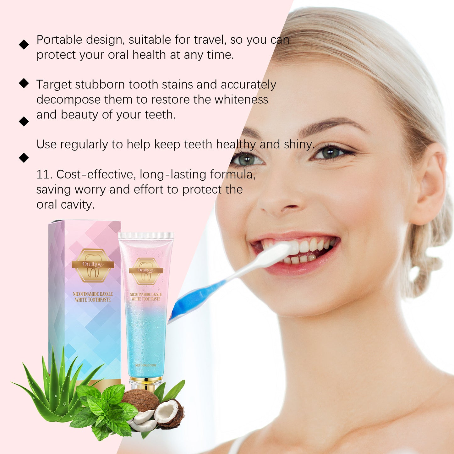 Nicotinamide Toothpaste Cleaning Care Daily Care