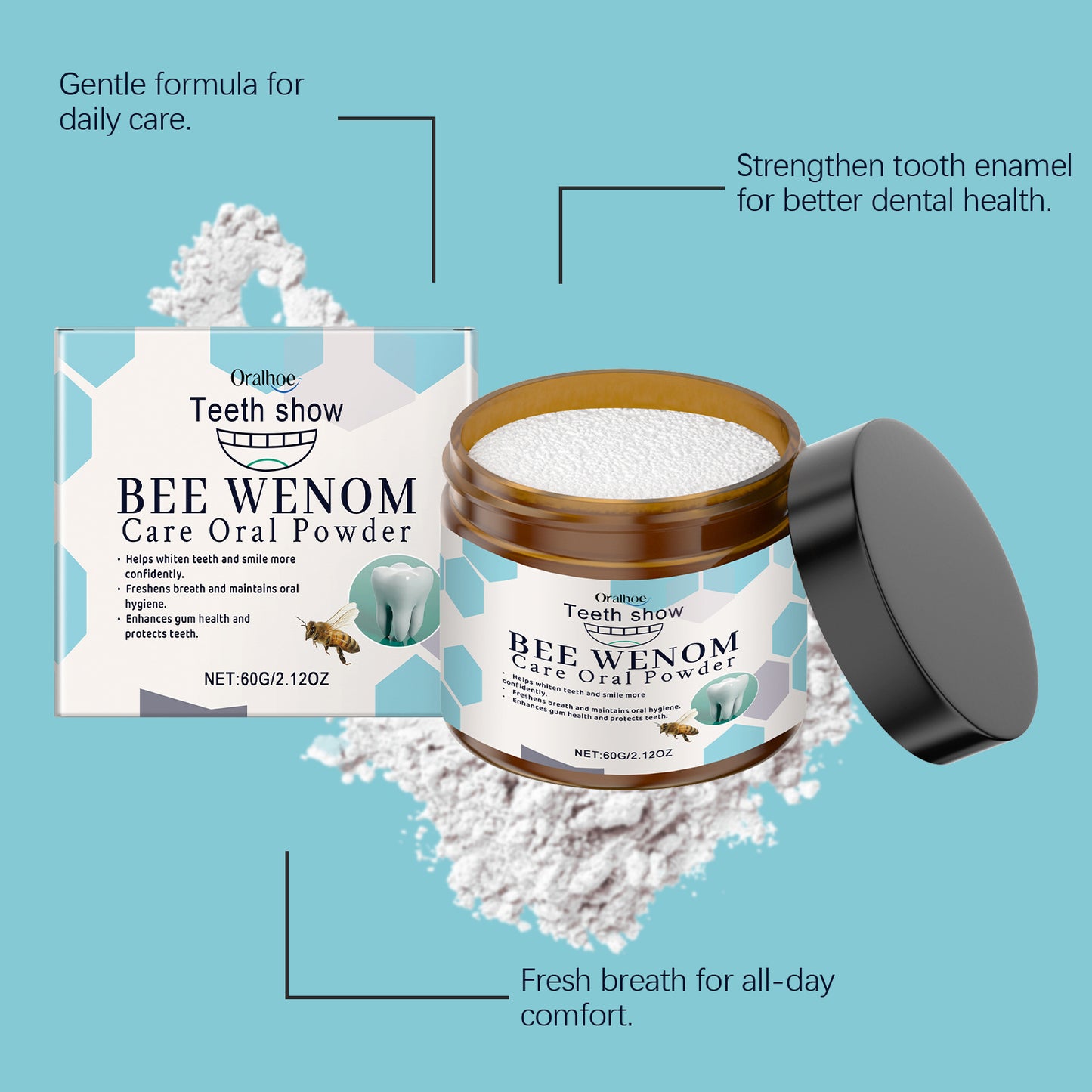 Daily Care Oral Hygiene Mild Cleaning Teeth Teeth Yellow And Pink