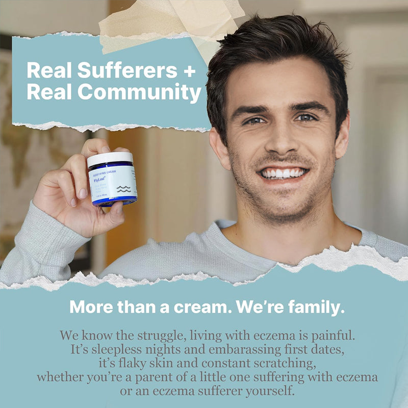 Seborrheic Dermatitis Psoriasis Folliculitis Care Cream Dry Scalp Face & Body Moisturizer With Anti Itch & Dandruff Relief