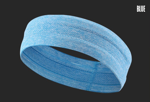 Non-slip antiperspirant headband sports turban