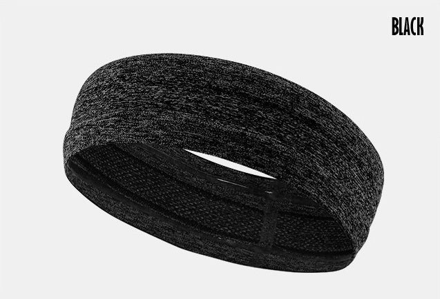 Non-slip antiperspirant headband sports turban