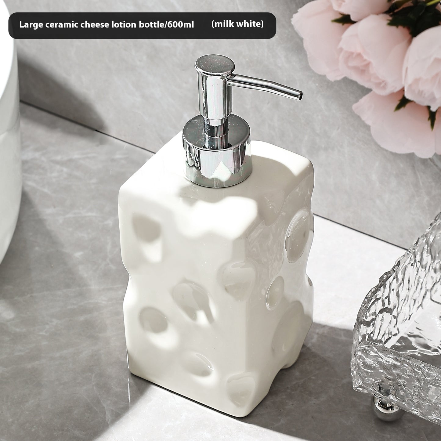 Ceramic Hand Sanitizer Storage Bottle