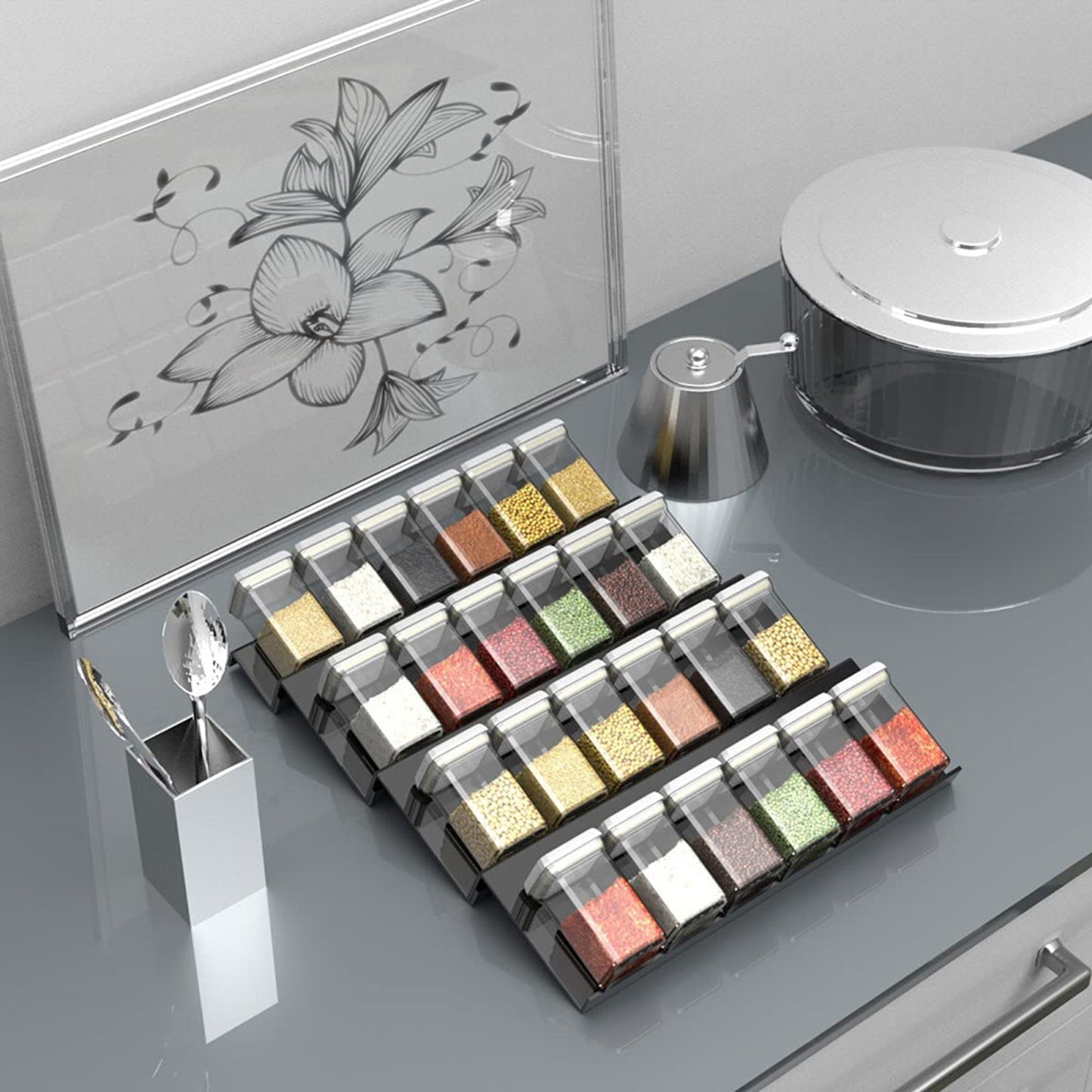 Drawer Body Mist Lipstick Display Stand