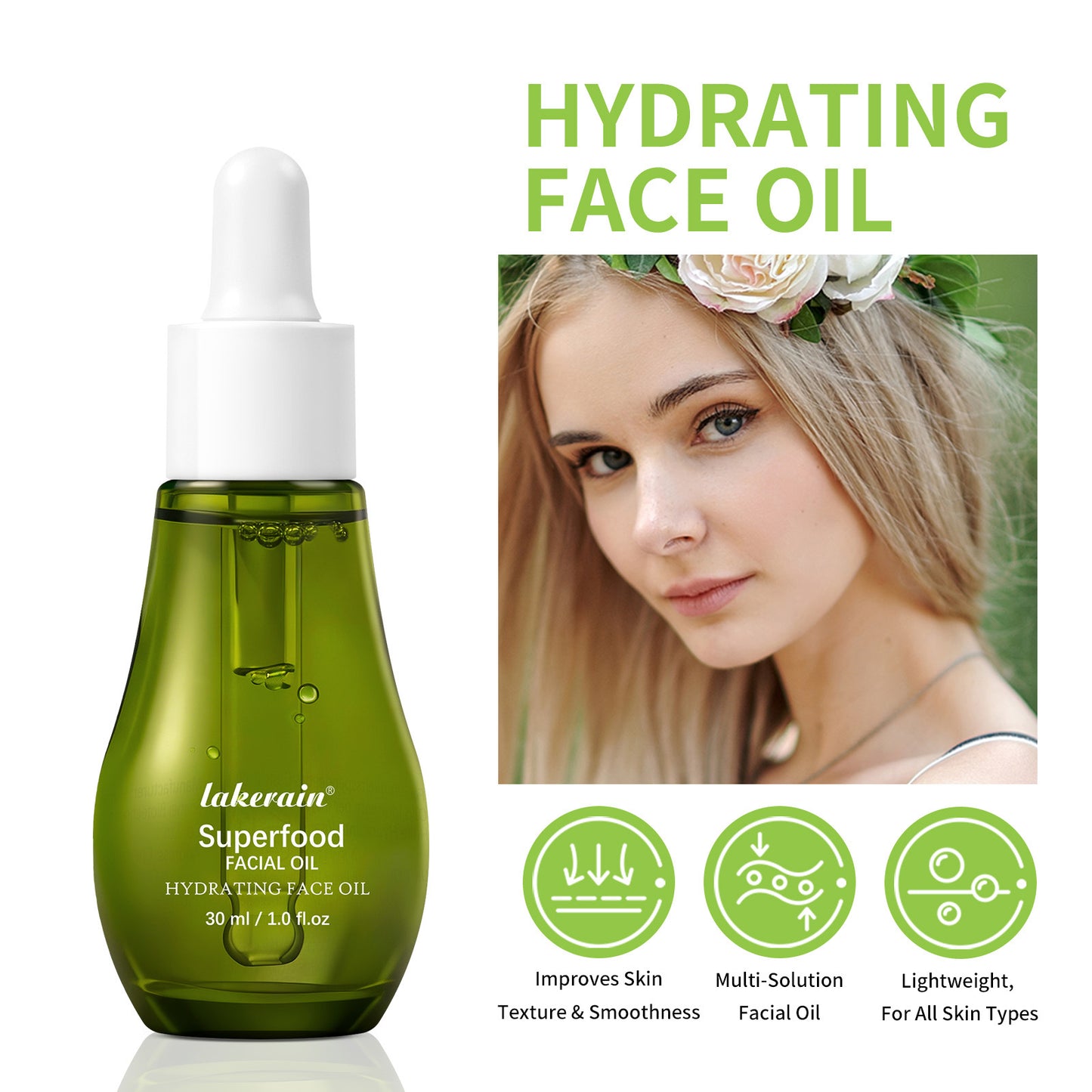Moisturizing Facial Skincare Oil