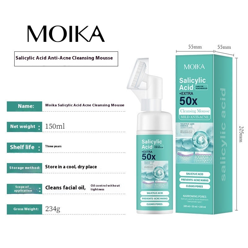 Cleansing Mousse Oil Control Foam Facial Cleanser