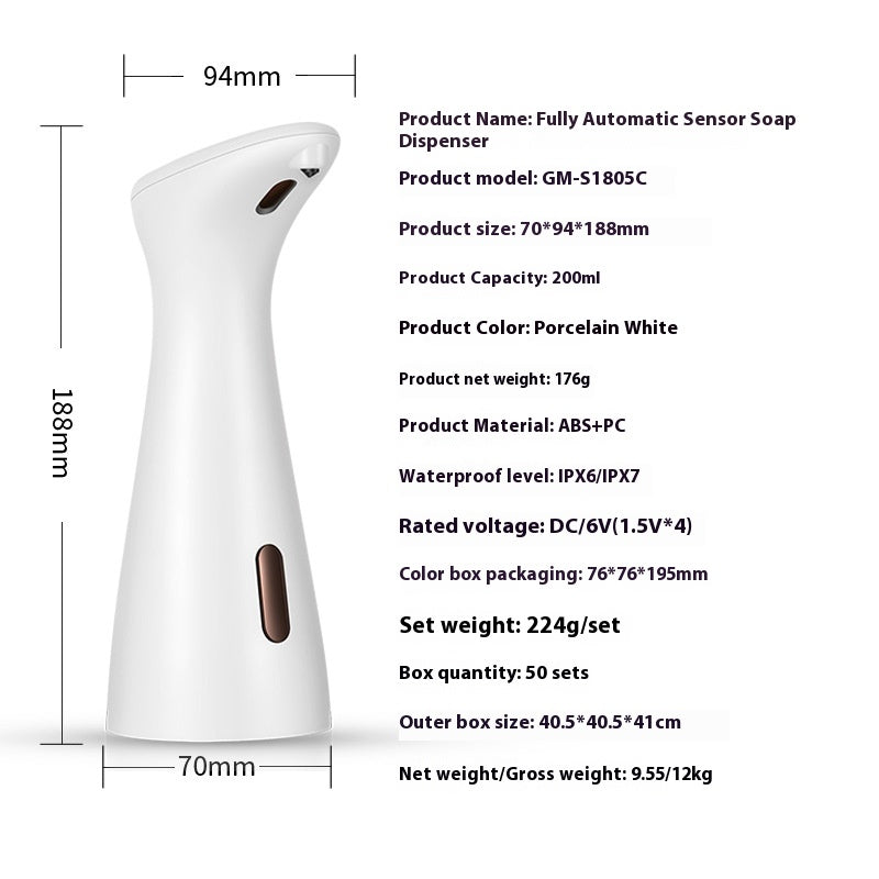 Desktop Hand Washer, Household Soap Dispenser, Intelligent Infrared Sensor Soap Dispenser, Mini Soap Dispenser, Automatic Soap Liquid Box