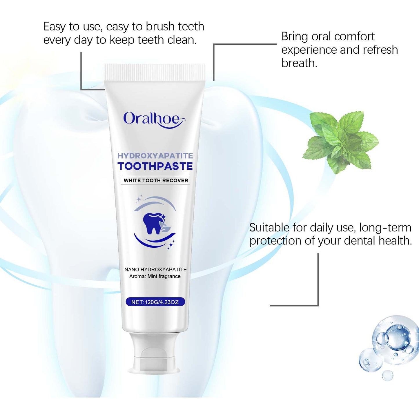 Cleaning Teeth Hygiene Care Oral Tooth Care Gloss Beautiful Tooth Toothpaste