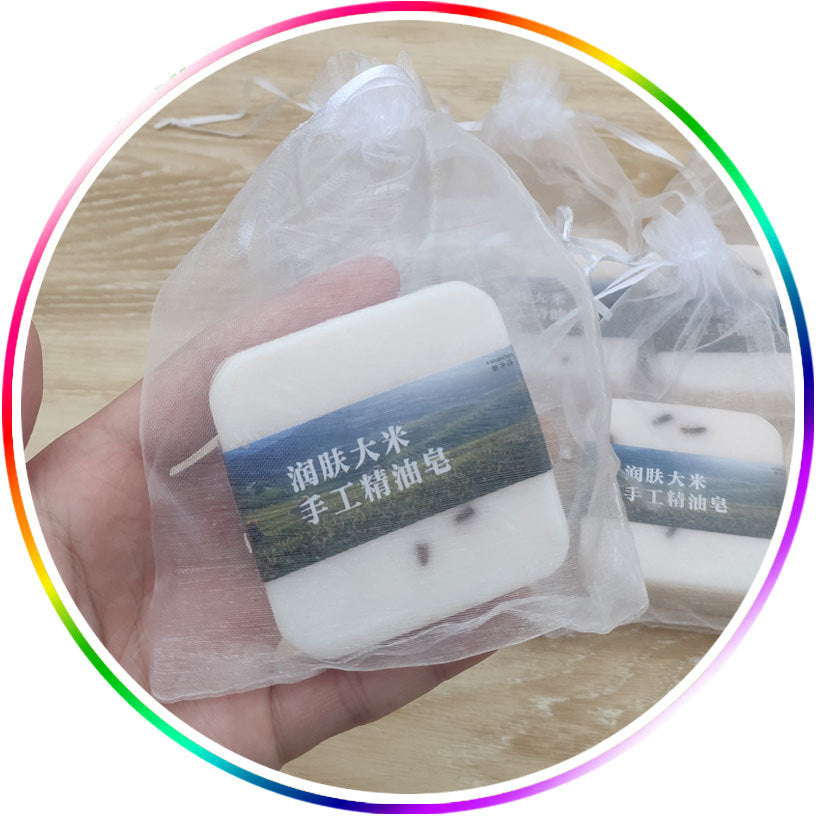 Moisturizing Rice Handmade Essential Oil Facial Soap