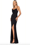 Lumier by Bariano Black Formal Evening Gown