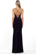 Lumier by Bariano Black Formal Evening Gown