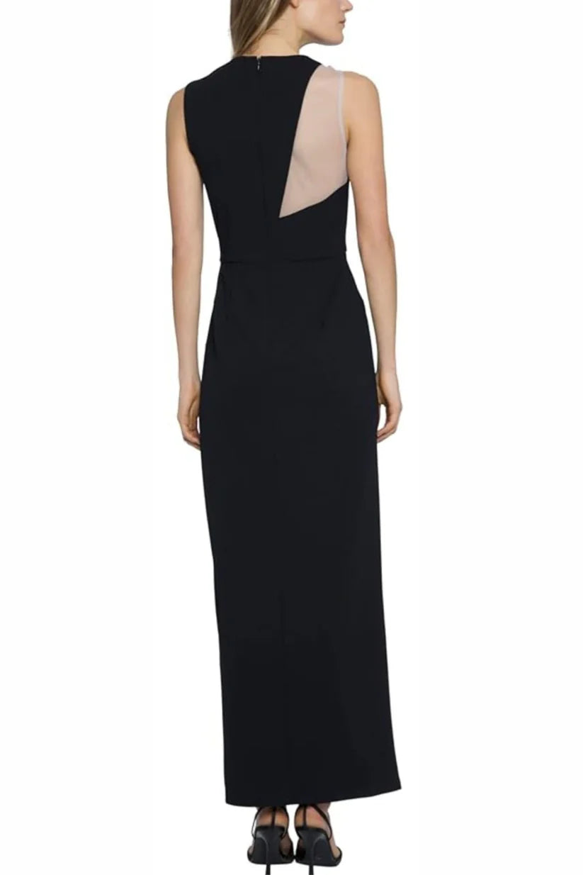 Donna Morgan Black Sleeveless Long Evening Dress