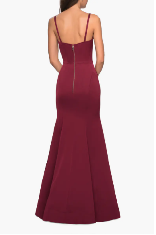 Women's Burgundy Dress.