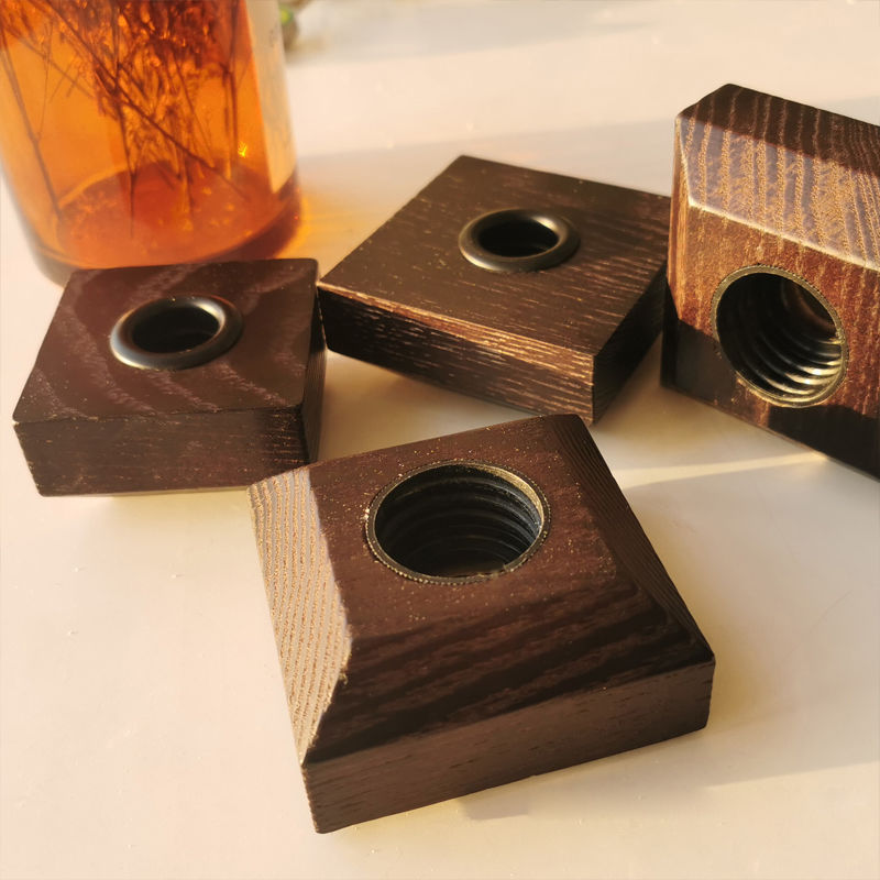 Solid Wood Perfume Cap Fire Extinguisher Bottles Deodorant Fire-free Aromatherapy Replenisher