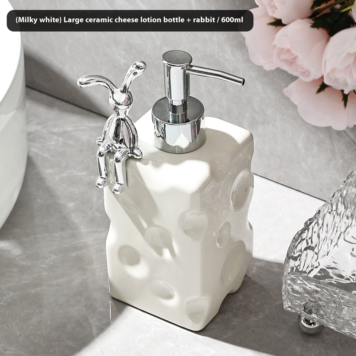 Ceramic Hand Sanitizer Storage Bottle