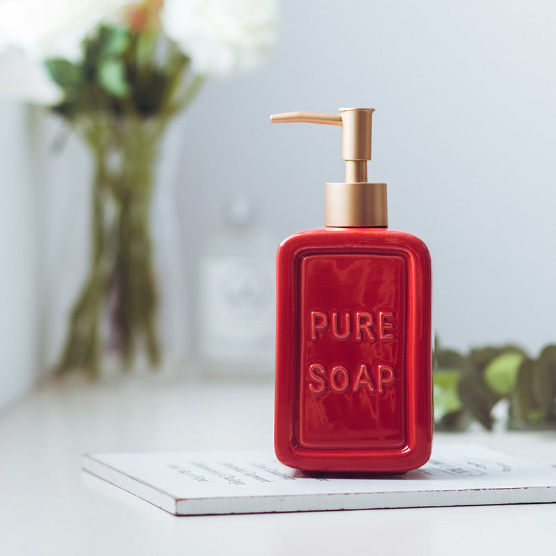 Ceramic Hand Sanitizer Press Bottle