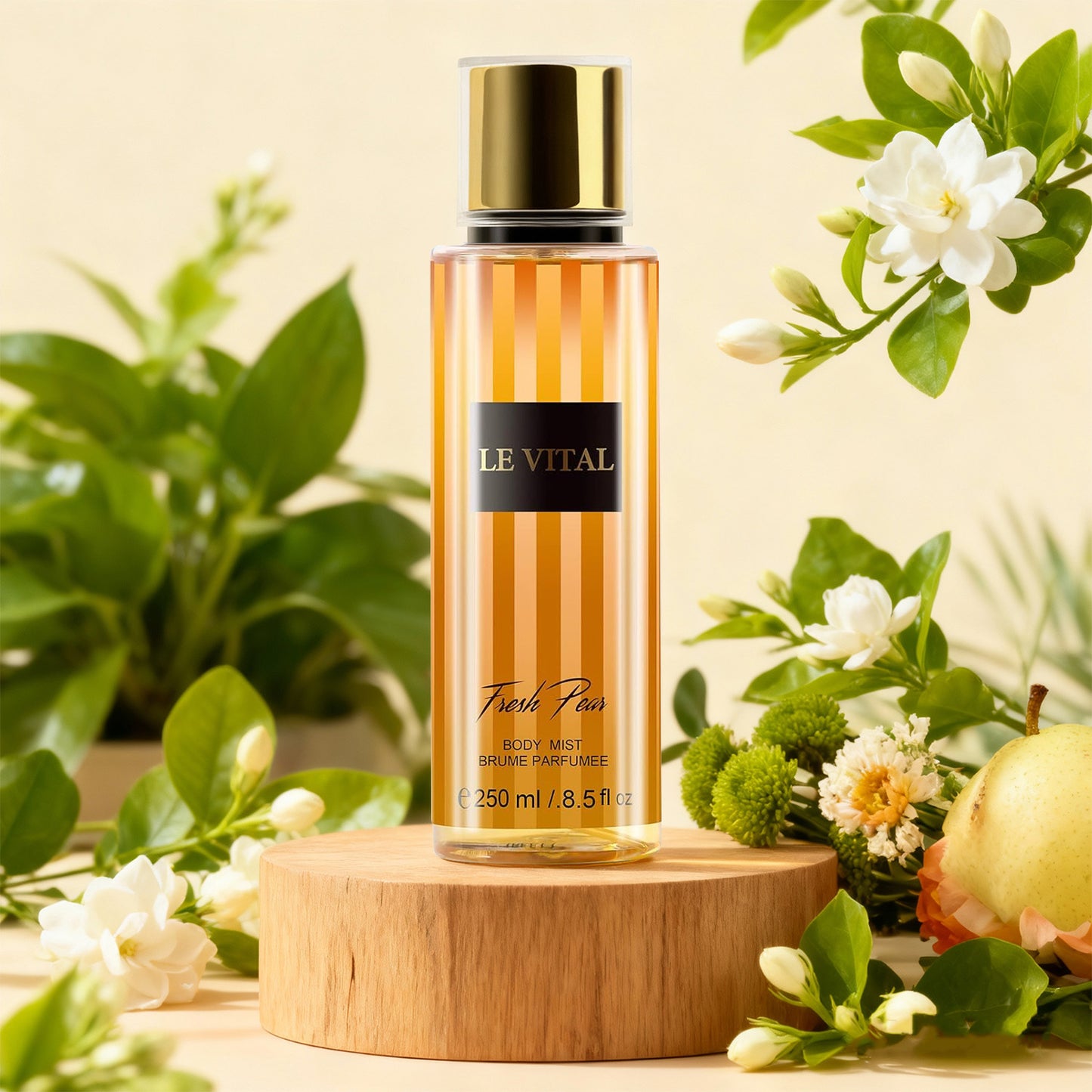 Body Mist - Golden Desire&Body Mist -Genuine Attraction&Body Mist - Allure Delight&Body Mist - Fresh Pear, 8.5fl.oz, 250ml, 12 Master