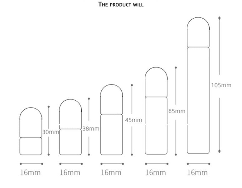 Rose Gold Essential Oil Perfume Sample Roll-Up Bottle