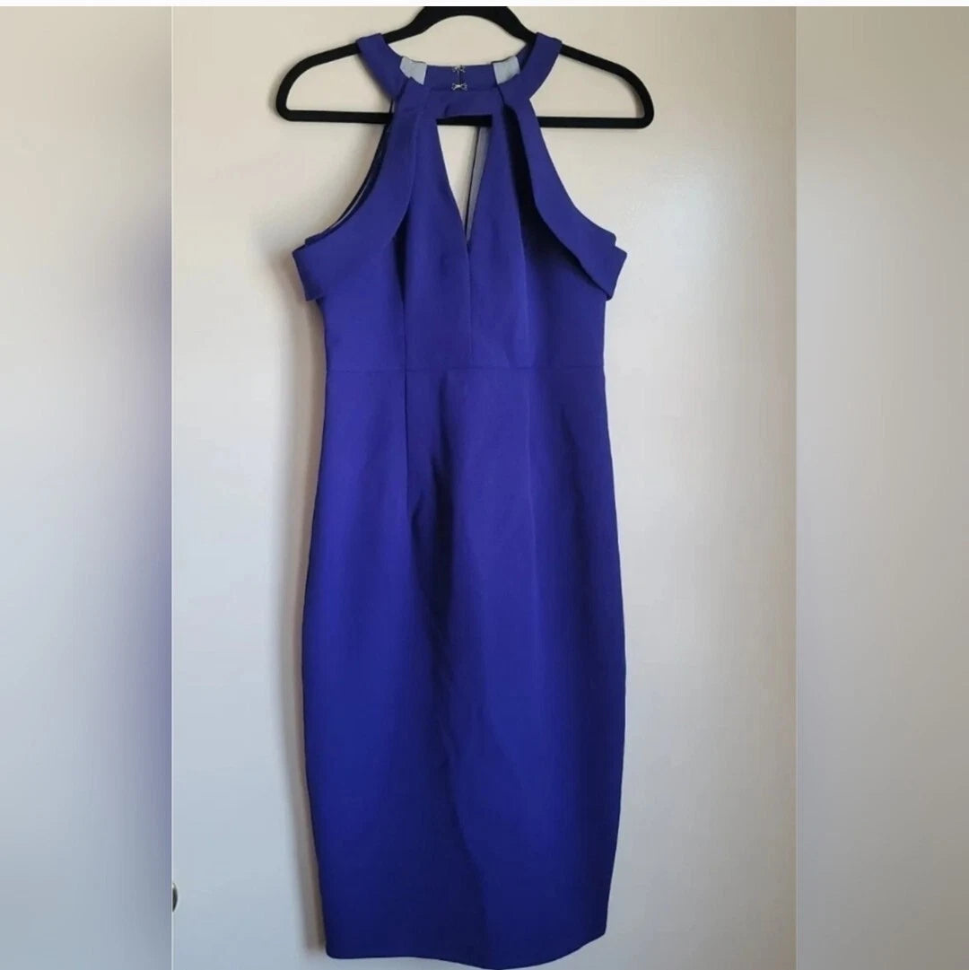 Lumier by Bariano Halter Neck Bodycon Formal Dress