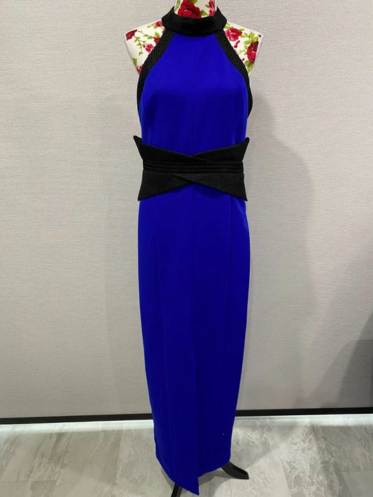 Lumier by Bariano Cobalt Blue Formal Evening Gown