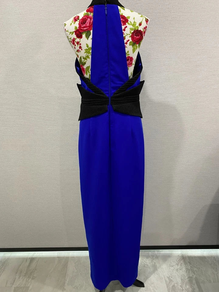 Lumier by Bariano Cobalt Blue Formal Evening Gown