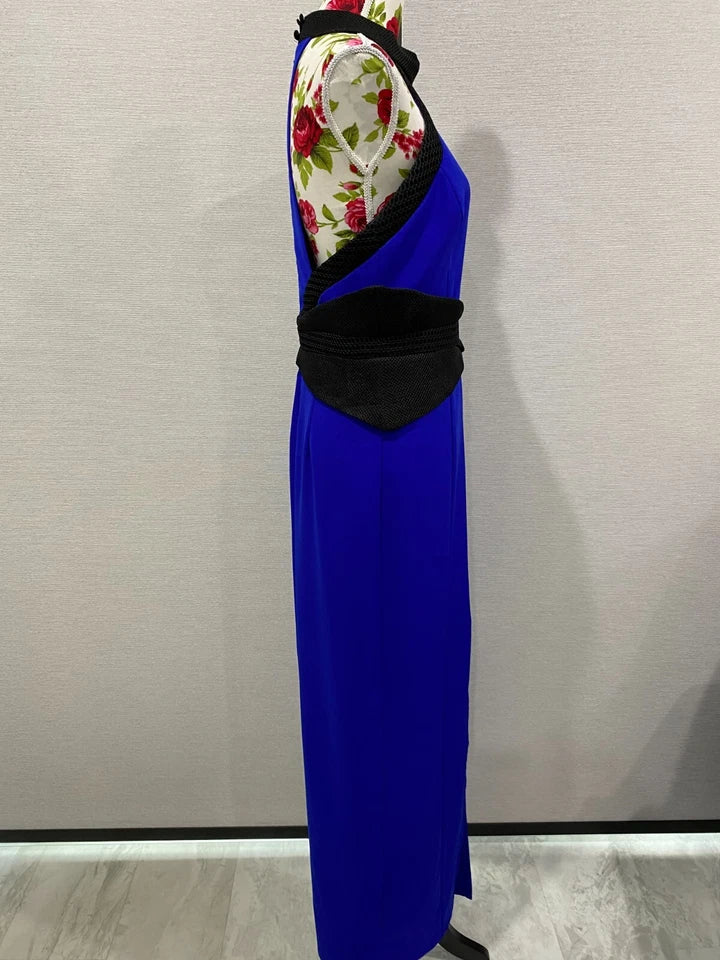 Lumier by Bariano Cobalt Blue Formal Evening Gown