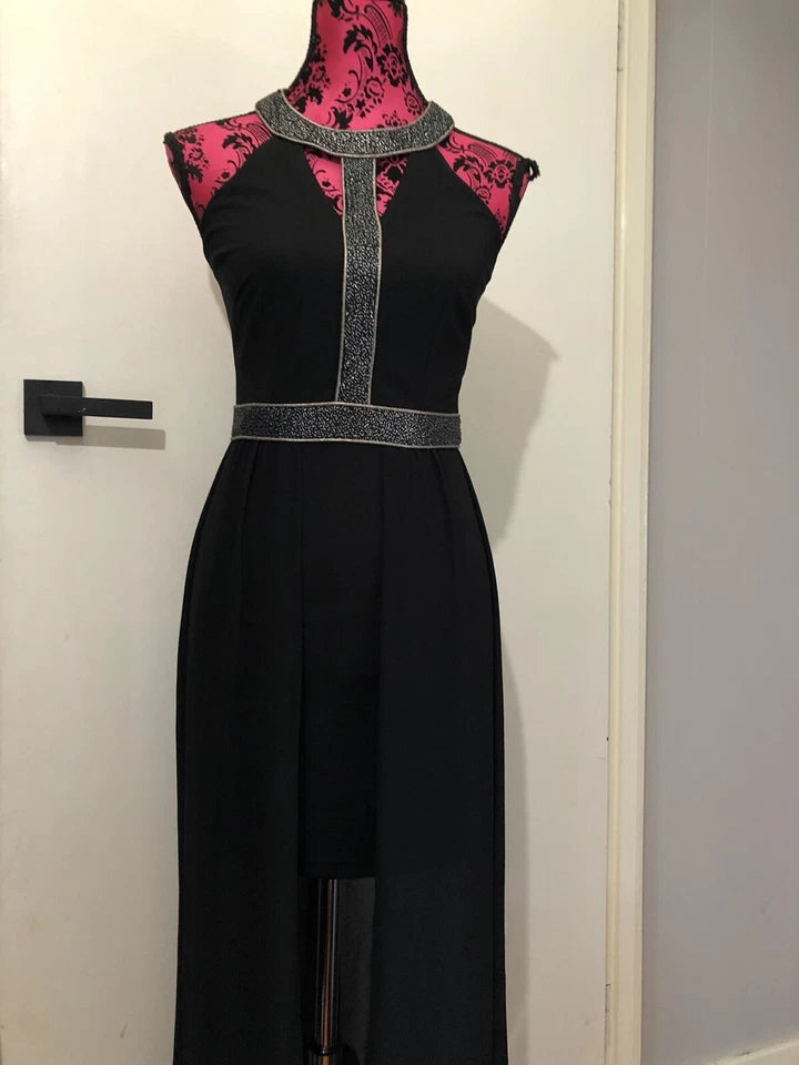 Lumier by Bariano Sleeveless Halter Neck Formal Gown