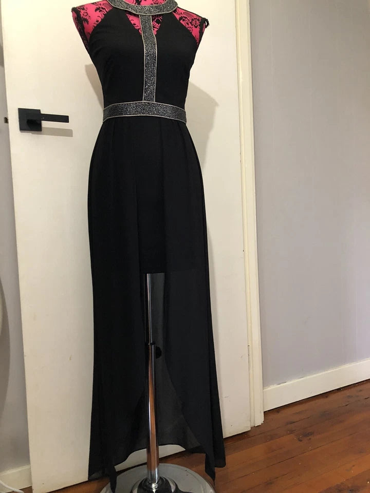 Lumier by Bariano Sleeveless Halter Neck Formal Gown