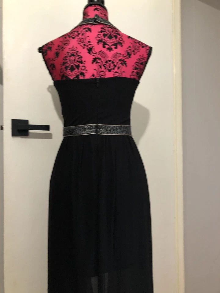 Lumier by Bariano Sleeveless Halter Neck Formal Gown